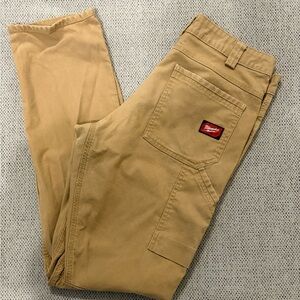 Milwaukee Men's Tan Work Pants